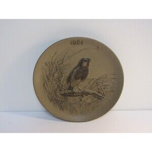 Poole Pottery Stoneware Plate(Christmas) A Christmas Carol 1981